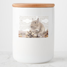 デグーの入れ物　　◈Rodent◈ Lebensmitteletikett