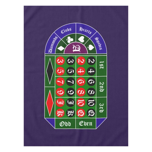 トランプルーレット TISCHDECKE (Vorderseite)