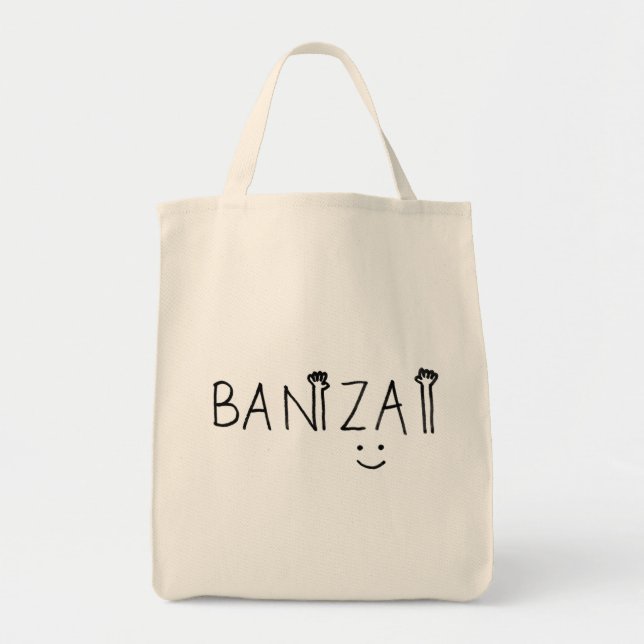 トートバッグ banzai tragetasche (Vorne)