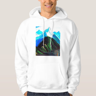 ニュージーランドのシンボル…マイターピーク HOODIE