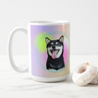 ネオンカラーのかわいい黒柴さん♡ KAFFEETASSE