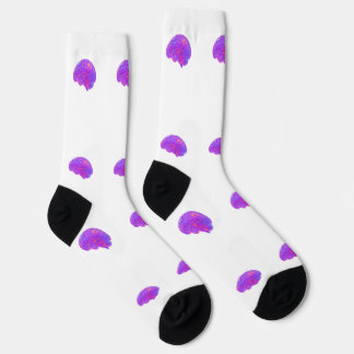 ネオンカラーの脳みそデザイン SOCKEN