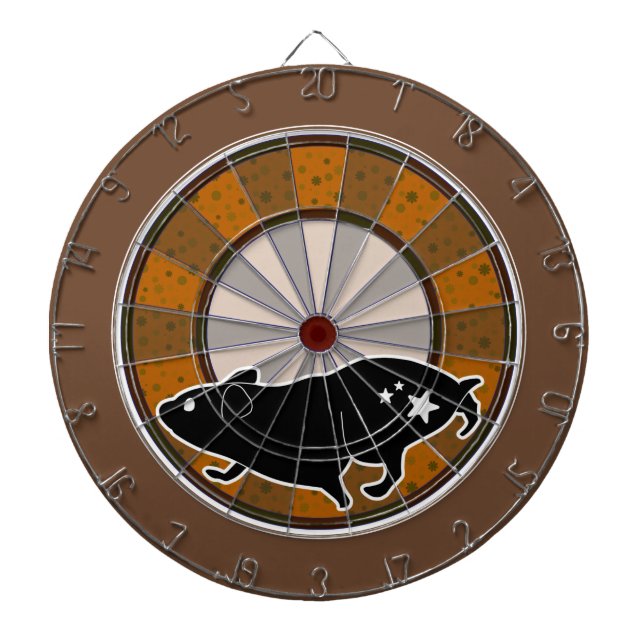 ハムスターと回し車 DARTSCHEIBE (vorne)