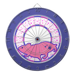 ハムスターと回し車 DARTSCHEIBE