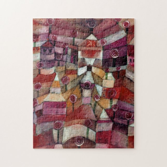 パウル・クレー （Paul Klee）　パズル　パウル・クレー 「バラの庭」 （1920） (Vertikal)