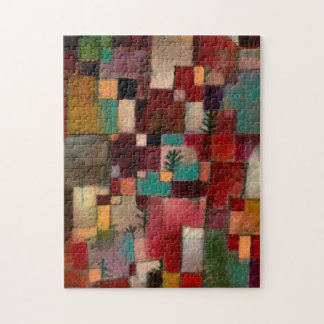 パウル・クレー （Paul Klee）　パズル　「レッドグリーンとヴィオレットイエローの鼓動」