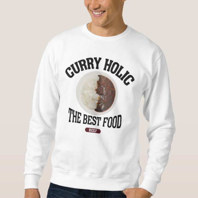 ビーフカレー・欧風カレー（ビンテージ風） SWEATSHIRT (Vorderseite)