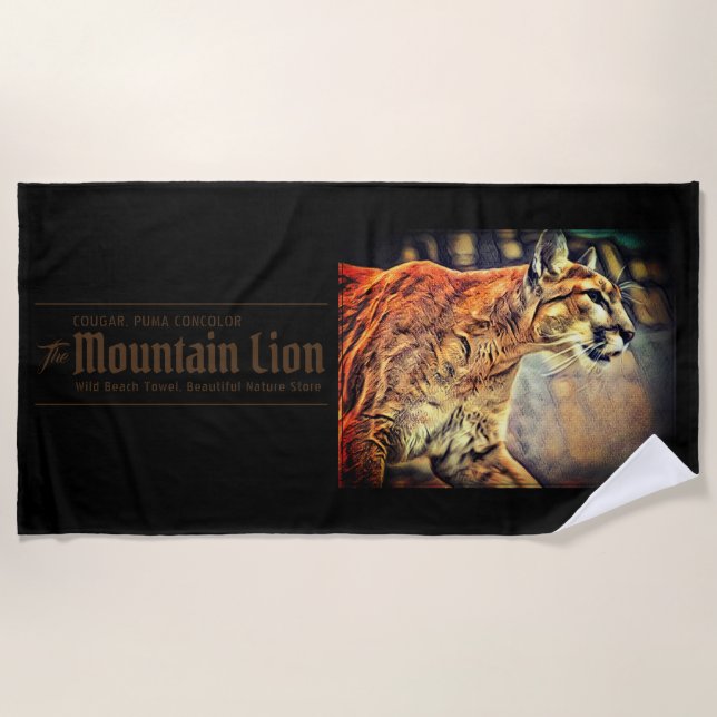 ピューマ ビーチタオル STRANDTUCH (Vorderseite)