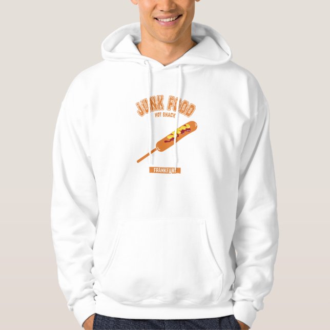 フランクフルト（カレッジ風イラスト） HOODIE (Vorderseite)