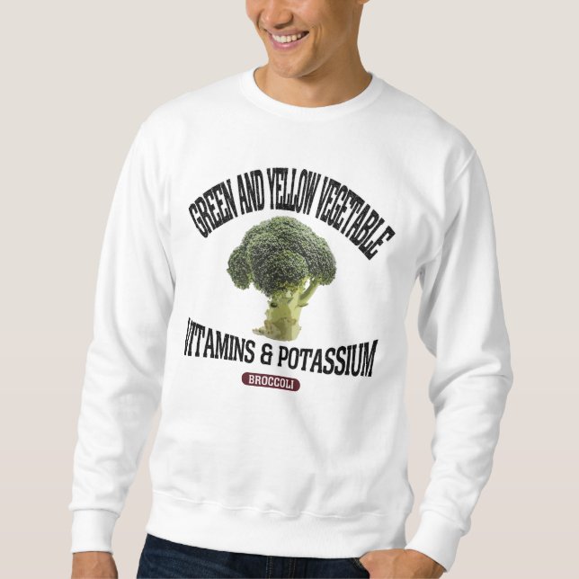 ブロッコリー（ビンテージ風） SWEATSHIRT (Vorderseite)