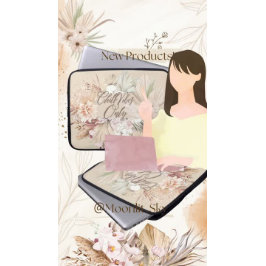 ボーホーフラワーオールオーバープリントエプロン SCHÜRZE