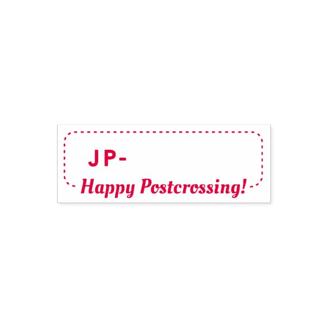 ポスクロ ポストカード ID 日本 postcrossing postcrosser Permastempel (Design)