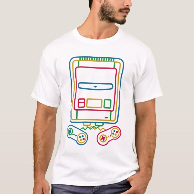 ポップアート スーパーファミコン T-Shirt (Vorderseite)