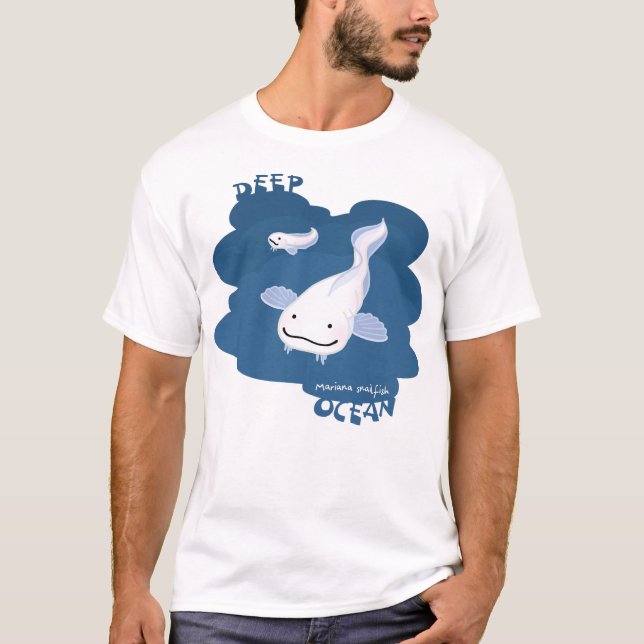 【マリアナスネイルフィッシュ】Mariana snailfish T-Shirt (Vorderseite)