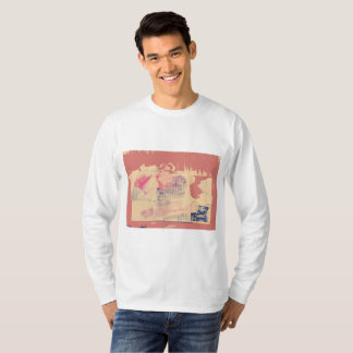 メンズベーシック長袖Tシャツ T-Shirt