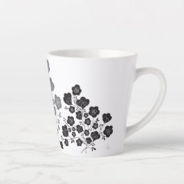 ラブリーフラワーカフェラテマグ MILCHTASSE