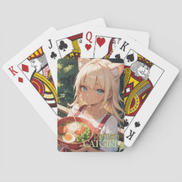 ラーメンを食べる猫耳娘 SPIELKARTEN