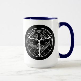 上杉謙信家紋, Uesugi Kenshin KAMON, japanische Familie Tasse