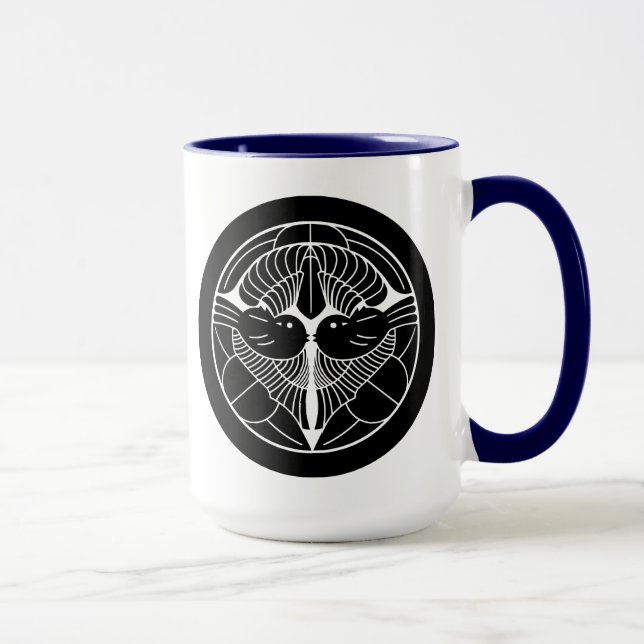 上杉謙信家紋, Uesugi Kenshin KAMON, japanische Familie Tasse (Rechts)