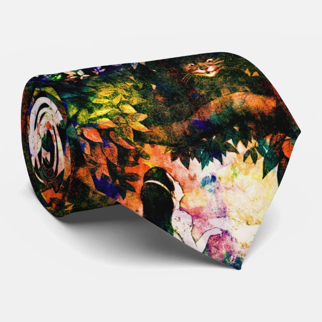 不思議の国のアリス ネクタイ KRAWATTE (Gerollt)