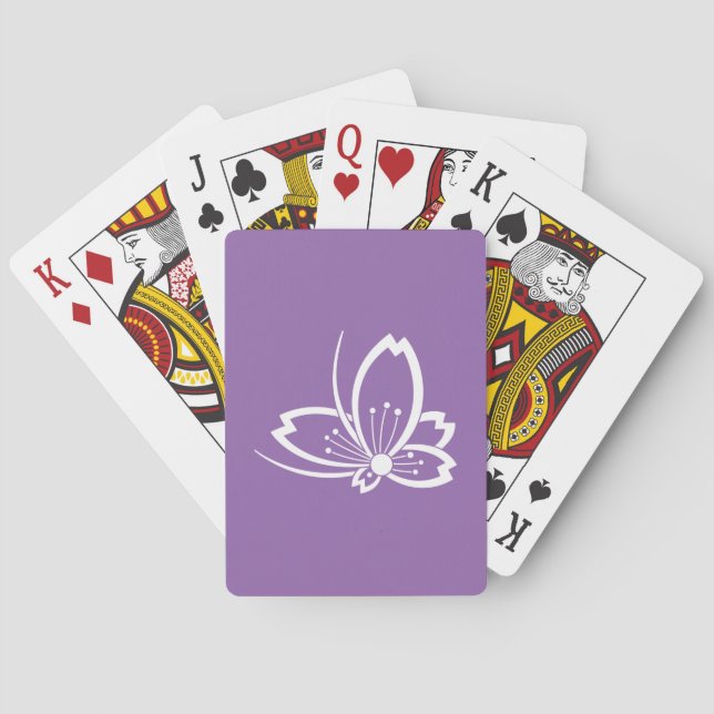 中陰桜飛び蝶 SPIELKARTEN (Rückseite)