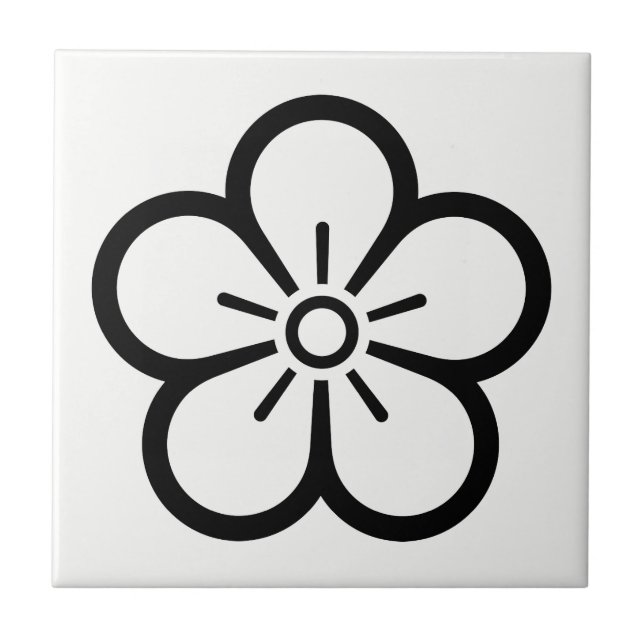 中陰梅の花 FLIESE (Vorderseite)