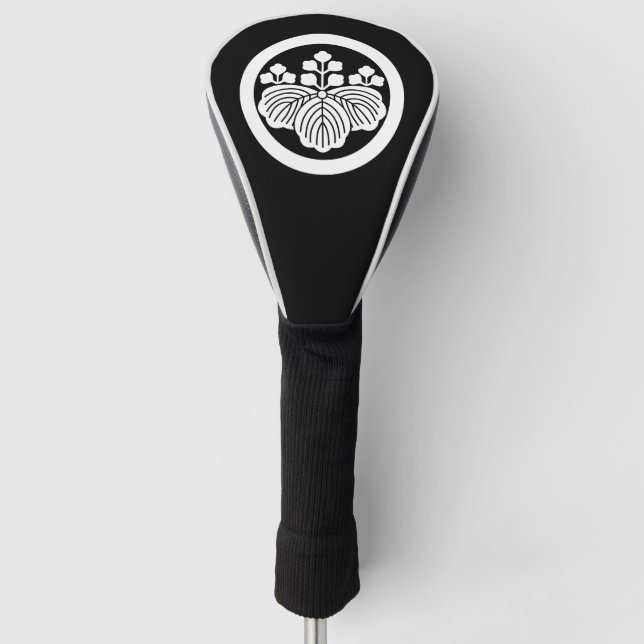 丸に五三桐 GOLF HEADCOVER (Vorderseite)