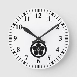 丸に桔梗 RUNDE WANDUHR