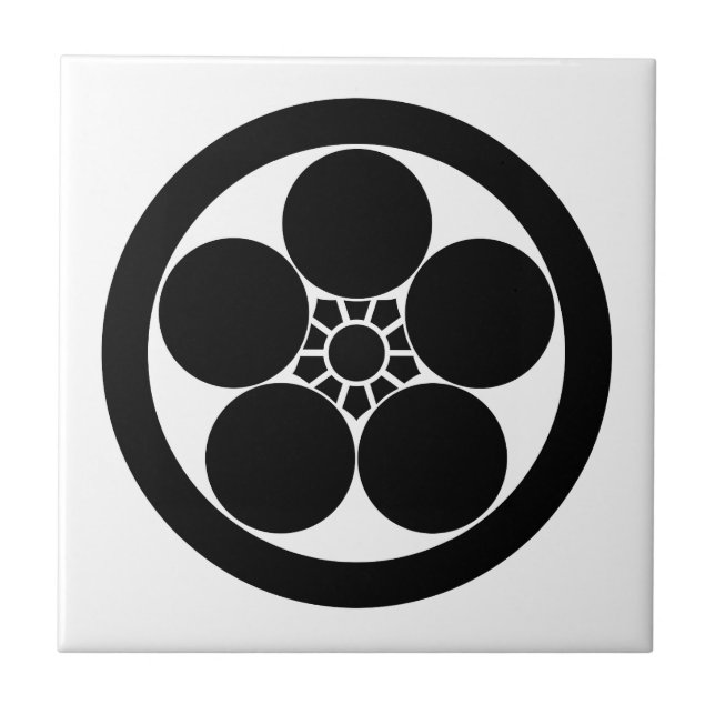 丸に梅鉢 FLIESE (Vorderseite)