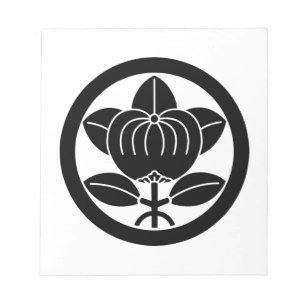 丸 に 三 本 橘 足 NOTIZBLOCK