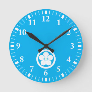 丸 に 桔 梗 RUNDE WANDUHR