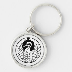 丸 に 鶴 の 丸 SCHLÜSSELANHÄNGER
