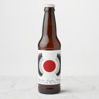 丹頂旗ビールラベルセット BIERFLASCHENETIKETT