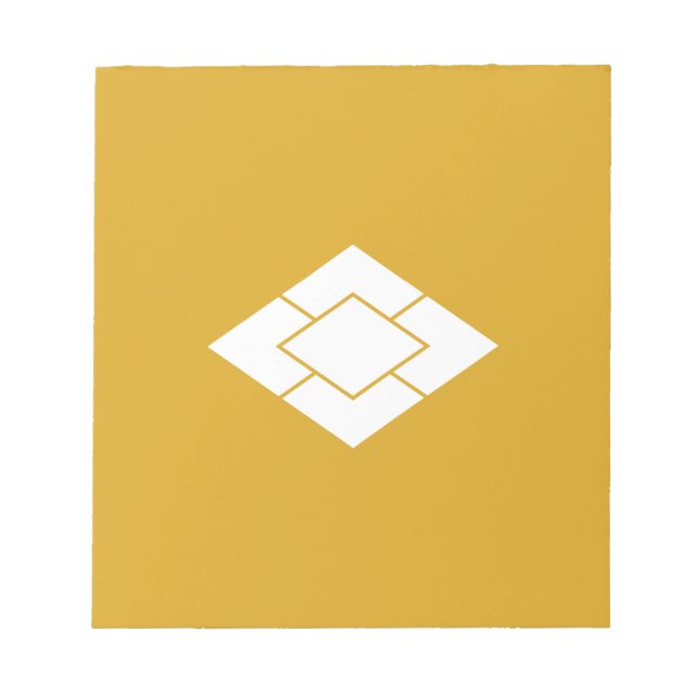 五 つ 重 ね 菱 NOTIZBLOCK (Vorderseite)