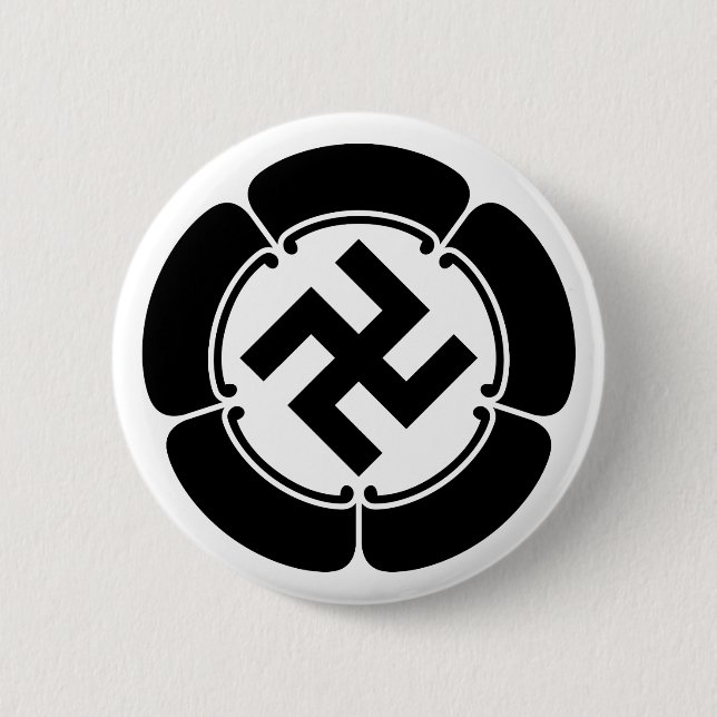 五 瓜 に 隅 立 て 五 つ BUTTON (Vorderseite)