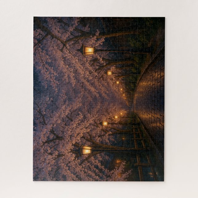 京都・夜桜の並木道 / Kyoto Nighttime Cherry‐Blossom Avenue (Vertikal)