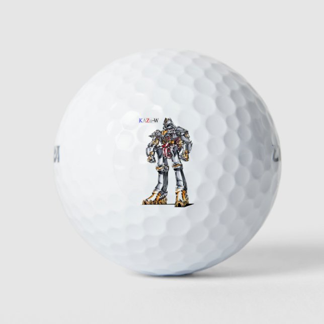 作品番号00005　「鋭角機」 GOLFBALL (Vorderseite)