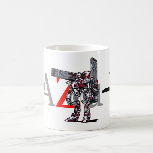 作品番号00010　「高出力荷粒子砲3連装2基装備の砲兵機」 KAFFEETASSE (Mittel)