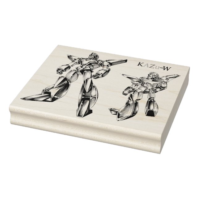 作品番号00012　「ヒーローロボ基本体」 GUMMISTEMPEL (Stempel)