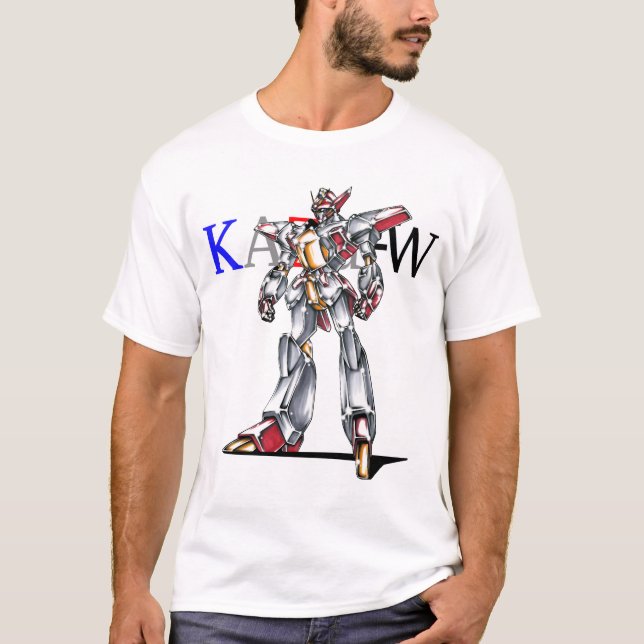 作品番号00014　「主人公用機体」 T-Shirt (Vorderseite)