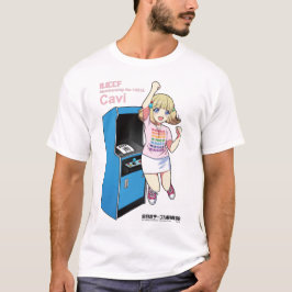 全日本テーブル筐体愛好会のキャビィちゃんとアップライト筐体（B） T-Shirt