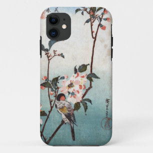 八重桜に鳥, 広重 Kirschblüte u. Vogel, Hiroshige, Ukiyoe title_seo2