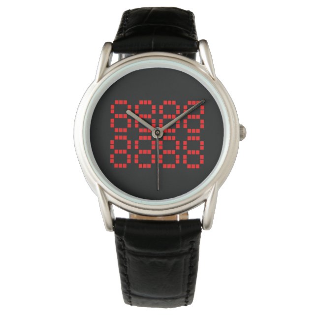 八 八 八 八 八 八 888888888 | Glückszahlen Armbanduhr (Vorderseite)