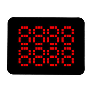 八 八 八 八 八 八 888888888   Glückszahlen Magnet
