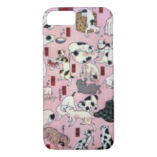 其のまま地口猫飼好五十三疋 （下）, 国芳 Katzen (3), Kuniyoshi, Case-Mate iPhone Hülle