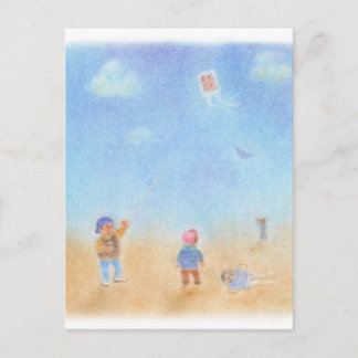凧 あ げ テ 画 POSTKARTE