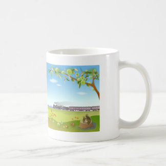 初秋の風景のイラスト入りマグカップ KAFFEETASSE