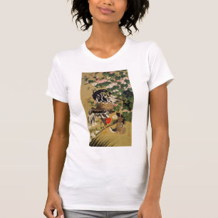 動植綵絵 (10) 芙蓉双鶏図, 伊藤若冲 T-Shirt