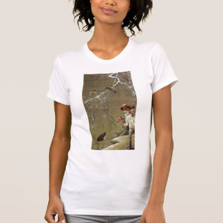 動 綵 絵(3)雪 鴛 植 T-Shirt