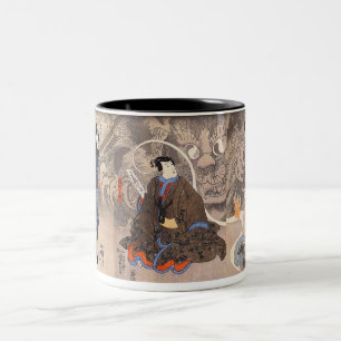 化け猫, 国芳 Erscheinung der ungeheueren Katze, Zweifarbige Tasse